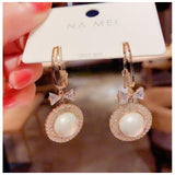 Lianfudai jewelry gifts for women hot sale new New fashion three-dimensional ring earrings female temperament high sense of fashion personality ear ring ear nail female