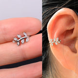 Lianfudai 1Pc Helix Cartilage Conch Fake Without Piercing Cuff Earring Earcuff Wrap Rock Earring Cuff No Piercing Women Clip Adjustable