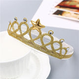 Lianfudai womens Christmas costume ideas New Children's Hair Belt Quickly Sells Baby Ornaments Crown Headwear Factory Wholesale Baby Girl Hairclips