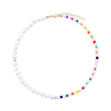 Lianfudai christmas wishlist gifts for her hot sale new New Design Colorful Seed Beads Bracelets Bohemian Oval Pearl Bracelets For Women Beach Jewelry Party Gifts Dropshipping L181