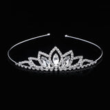 Lianfudai Christmas gifts ideas Wedding Crown Bridal Headwear Princess Girl Woman Rhinestones Crystal Tiaras Gold Bride Party Crowns Wedding Hair Accessories