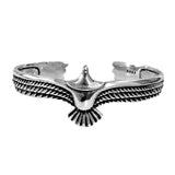 Lianfudai bracelets for men Christmas diy bracelet designs  Eagle Cuff Bracelet Valentines Day Gift for Boyfriend Adjustable Open Tribal Wildlife Jewelry Indian Eagle Wing Bracelet