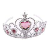 Lianfudai Christmas gifts ideas New Princess Crown Headwear Hair Ornament Baby Girls Fashion Plastic Hair Accessories Children Kids Photo Prop Headband