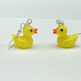 Lianfudai Christmas wishlist New/High Quality Super Cute Little Yellow Duck Earrings Simple Ladies Gift Earrings Jewelry Wholesale