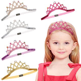Lianfudai Christmas gifts ideas Child Rhinestones Princess Headband Elastic Hair Crown Headband Tiara Kids Headwear For Girls Kids Gift Accessory Party