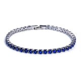 LIANFUDAI Fashion Charm CZ Tennis Bracelet for Women Crystal Zircon Jewelry Adjustable Gold Silver Color Box Chain Bracelets Gift