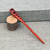 Lianfudai Christmas gifts ideas 1pc Red Sandalwood Hair Pins Hair Sticks Wood Animal Bird Phoenix Hairpins Headpiece Women Headwear Hair Accessories JL