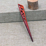 Lianfudai Christmas gifts ideas 1pc Red Sandalwood Hair Pins Hair Sticks Wood Animal Bird Phoenix Hairpins Headpiece Women Headwear Hair Accessories JL