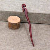 Lianfudai Christmas gifts ideas 1pc Red Sandalwood Hair Pins Hair Sticks Wood Animal Bird Phoenix Hairpins Headpiece Women Headwear Hair Accessories JL