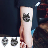 Lianfudai  Christmas Waterproof Temporary Tattoo Sticker black machine gun tatto flash tatoo fake tattoos for men women