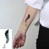 Lianfudai  Christmas Waterproof Temporary Tattoo Sticker black machine gun tatto flash tatoo fake tattoos for men women