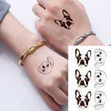 Lianfudai  Christmas Waterproof Temporary Tattoo Sticker black machine gun tatto flash tatoo fake tattoos for men women