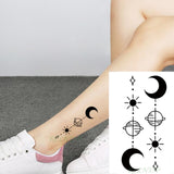 Lianfudai  Christmas Waterproof Temporary Tattoo Sticker black machine gun tatto flash tatoo fake tattoos for men women