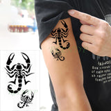 Lianfudai  Christmas Waterproof Temporary Tattoo Sticker black machine gun tatto flash tatoo fake tattoos for men women