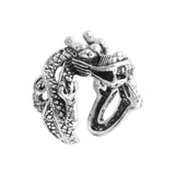 Lianfudai jewelry gifts for women hot sale new Retro Punk Snake Dragon Ring for Men Women Exaggerated Antique Siver Color Opening Adjustable Rings Anillo Hombre Bijoux