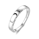 Lianfudai Christmas wishlist 2 sets of sun and moon matching couple friendship lover opening adjustable ring ring set ring suitable for Christmas gifts