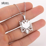 Lianfudai Fashion Necklaces for Women Statement	Flower Branch Pendants Necklaces Girls Stainless Steel Jewery Gifts kettingen