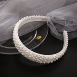 Lianfudai Christmas wishlist Wedding Headbands Handmade Beaded Pearl Hairbands For Women Hair Accessories Designer Hoops Bow Bridal Headwear Head Bands Clip