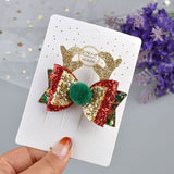 LIANFUDAI Christmas Gifts Children'S Hair Clips Accessories Holiday Gifts Princess Christmas Snap Clip Set Girl Gifts Hair Accessories A3